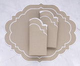 Oval Placemats Set of 4 - Cotton Placemats