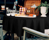 Black Circle Tablecloth