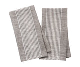 Striped Linen Tea Towels - Set of 2