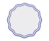Blue Trim Woven Placemats