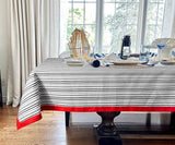 Cloth Tablecloths - Striped Tablecloth