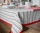 Cloth Tablecloths - Striped Tablecloth