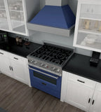 ZLINE 30" Bundle Range RAS-BM-30 & Range Hood 8654BM-30, 2KP-RASBMRH30