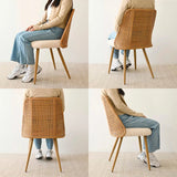 Nice Rattan Upholstered Dining Chair (Set of 6)