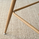 Nice 27" Modern Rattan Upholstered Counter Stool (Set of 4)