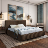 Nico Bed - Luxurious Upholstered Modern Bed with Deep Channel Tufting for Elegant Bedroom Style
