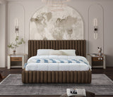 Nico Bed - Luxurious Upholstered Modern Bed with Deep Channel Tufting for Elegant Bedroom Style