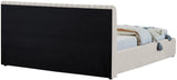 Nico Bed - Luxurious Upholstered Modern Bed with Deep Channel Tufting for Elegant Bedroom Style