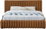 Nico Bed - Luxurious Upholstered Modern Bed with Deep Channel Tufting for Elegant Bedroom Style