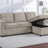 Noah Flippable, Convertible Storage Sleeper Chofa, Tan