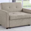 Noah Convertible Sleeper Chair-and-a-Half, Tan