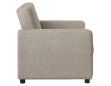 Noah Convertible Sleeper Chair-and-a-Half, Brown