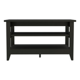 Misuri Storage Bench, Four Legs, Two Open Shelves