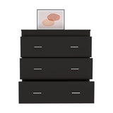 Classic Three Drawer Dresser, Superior Top, Handles