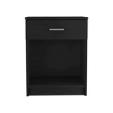 Eco Nightstand, Superior Top,  Single Drawer, Lower Shelf