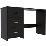Three-Drawer Writing Desk With Compact Design and Ample Storage