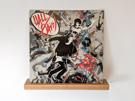 Oak Vinyl Record Floating Display Shelf