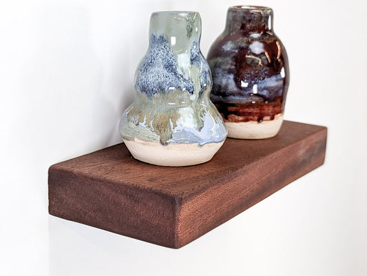 Thick Mahogany Floating Shelf 6-10 Inch