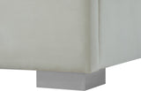 Nora Velvet Bed - Sumptuous Glamorous Design with Deep Channel Tufting and Customizable Legs