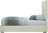 Nora Velvet Bed - Sumptuous Glamorous Design with Deep Channel Tufting and Customizable Legs