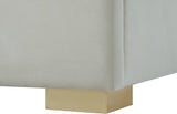 Nora Velvet Bed - Sumptuous Glamorous Design with Deep Channel Tufting and Customizable Legs