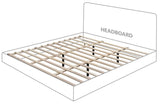 Nora Velvet Bed - Sumptuous Glamorous Design with Deep Channel Tufting and Customizable Legs