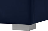 Nora Velvet Bed - Sumptuous Glamorous Design with Deep Channel Tufting and Customizable Legs
