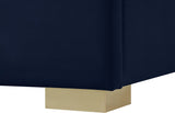 Nora Velvet Bed - Sumptuous Glamorous Design with Deep Channel Tufting and Customizable Legs