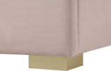 Nora Velvet Bed - Sumptuous Glamorous Design with Deep Channel Tufting and Customizable Legs