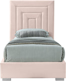 Nora Velvet Bed - Sumptuous Glamorous Design with Deep Channel Tufting and Customizable Legs