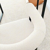 New York 24" Boucle Counter Stool with Arms (Set of 3)