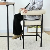 New York 24" Boucle Counter Stool with Arms (1-Piece)