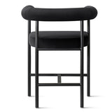 New York 24" Velvet Counter Stool with Arms (Set of 2)