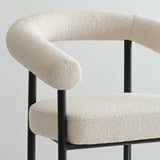 New York Modern Boucle Upholstered Dining Chair (Set of 6)
