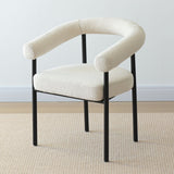New York Modern Boucle Upholstered Dining Chair (Set of 4)