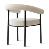 New York Modern Boucle Upholstered Dining Chair (Set of 4)