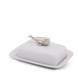 Whale Stoneware Butter dish