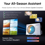 Pioneer® Quantum Ultra™ 12,000 BTU 24 SEER2 230V High-Wall Ductless Energy-Star Mini-Split Air Conditioner Inverter Heat Pump Full Set