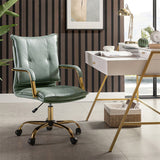 Michele Vegan Leather Task Accent Chair
