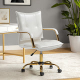 Michele Vegan Leather Task Accent Chair