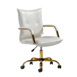 Michele Vegan Leather Task Accent Chair