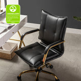 Michele Vegan Leather Task Accent Chair