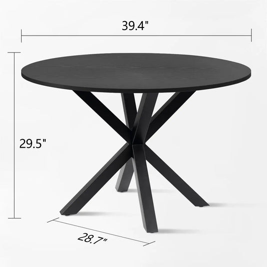 Oliver 39" Modern Round Dining Table