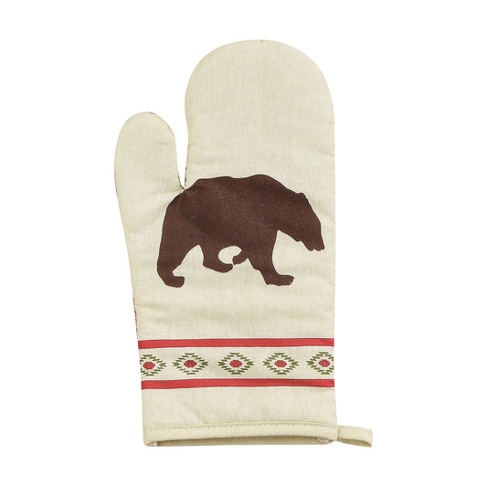 Aztec Bear Printed Oven Mitt, Set of 5, 2 MOQ