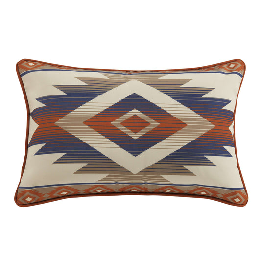 Blue Aztec Indoor/Outdoor Pillow, 2 MOQ