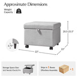 Nest Ease Ottoman with Lift-Top Footstool