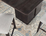 Oakley 60" Counter Storage Table, Black