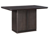 Oakley 60" Counter Storage Table, Black