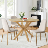 Oliver & Oslo 39" Round Dining Table Set for 4 (5-Piece)
