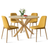 Oliver & Oslo 39" Round Dining Table Set for 4 (5-Piece)